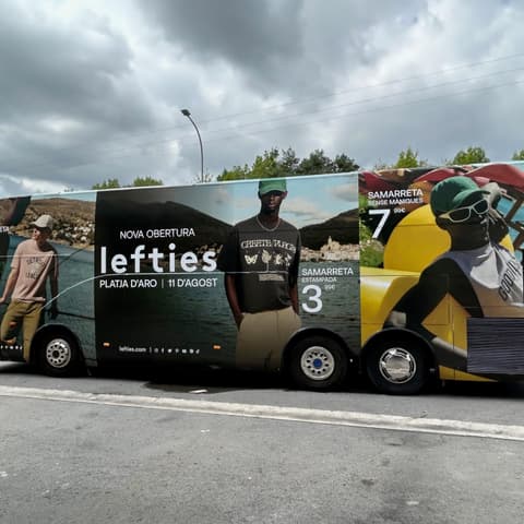publicidad de lefties